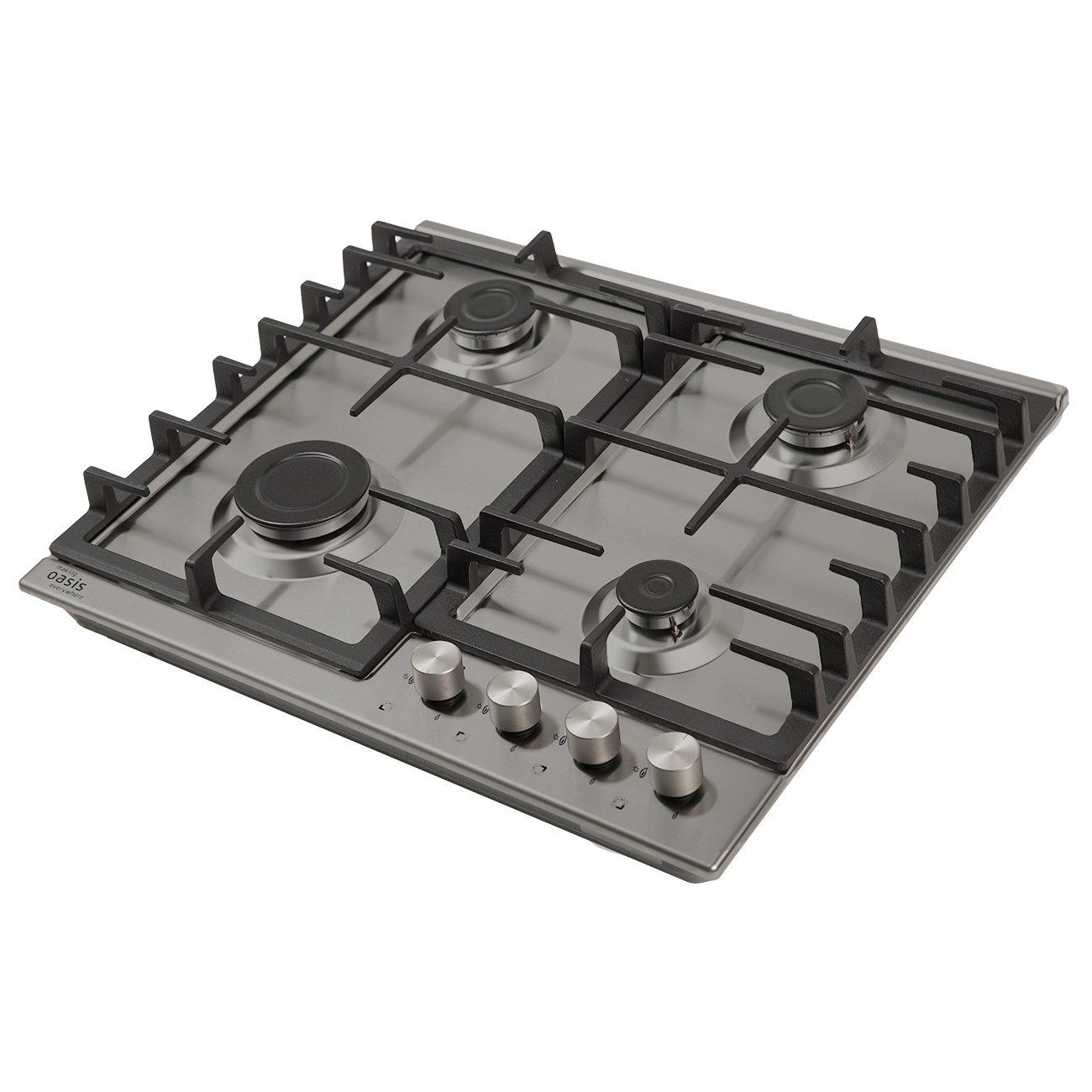 Изображение товара Газовая варочная панель Making Oasis Everywhere P-MNRP 4 конфорки нержавеющая сталь