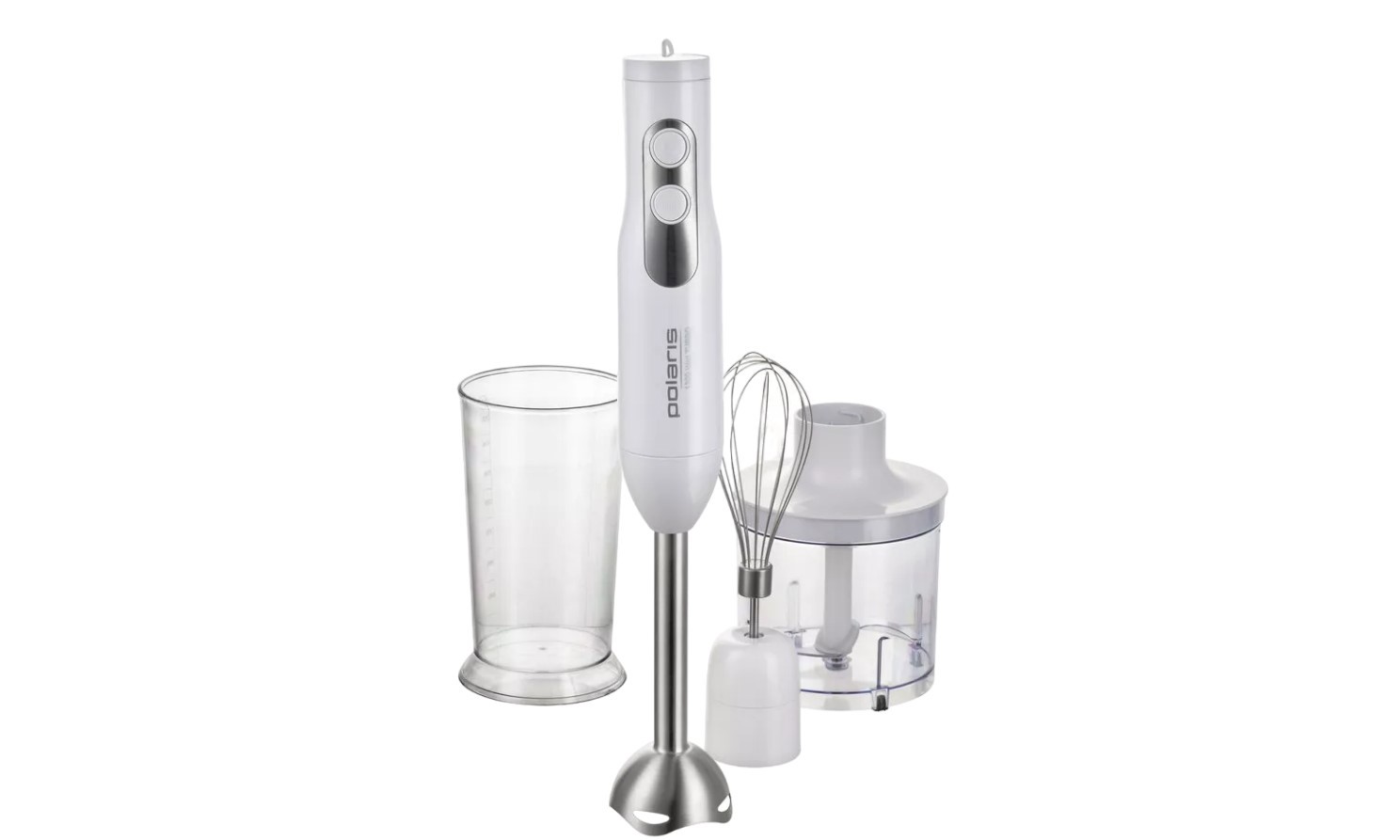 Изображение товара Погружной блендер Polaris PHB 1278 2 скорости белый мощность 1200 Вт