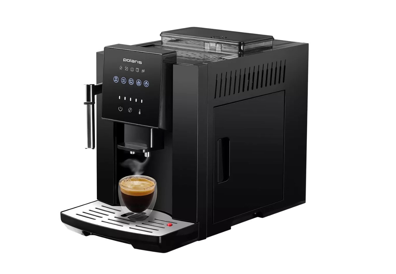 Изображение товара Кофемашина Polaris PACM 2041SW с сенсорным управлением и капучинатором