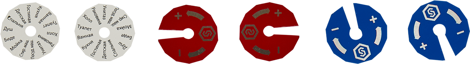 Коллектор Stout на 3 отвода 3/4"x1/2" латунь - 5