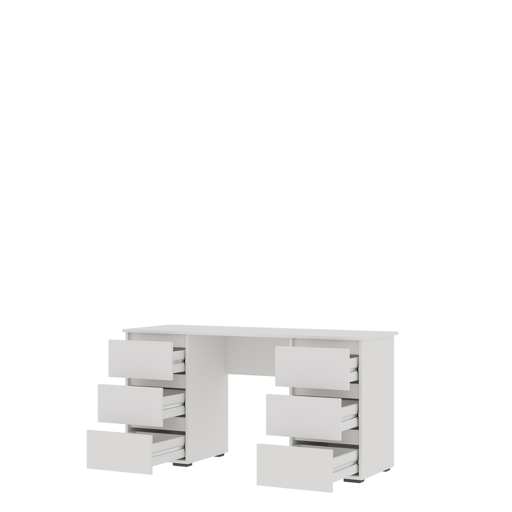 Изображение товара Компьютерный стол Стендмебель ПС-02Б 142x73x50 см ЛДСП цвет белый