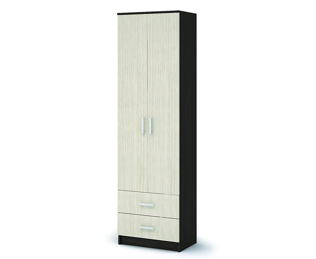 Изображение товара Шкаф распашной Стендмебель Машенька ШК-201 60x202x38 см ЛДСП цвет бежевый/коричневый