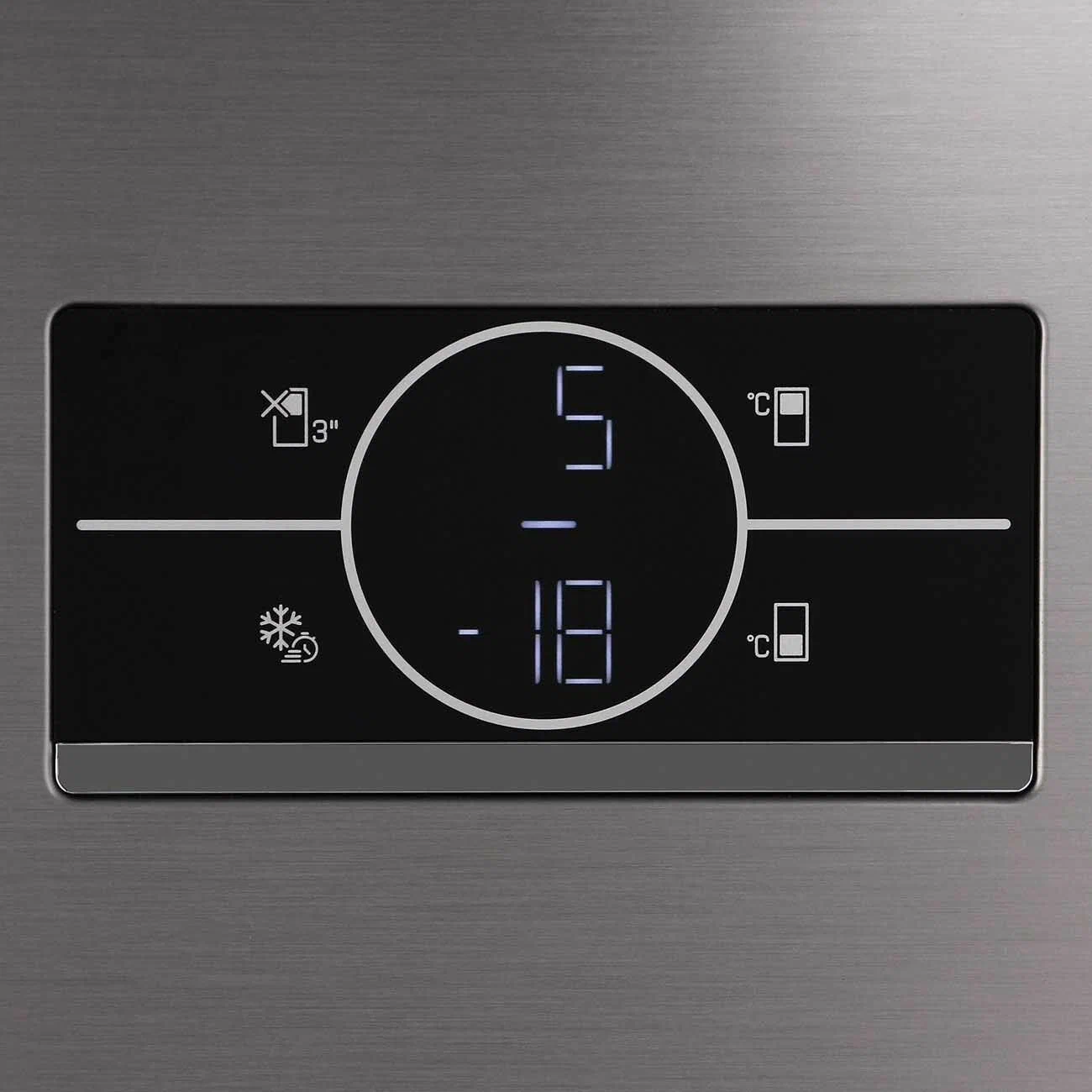 Изображение товара Отдельностоящий холодильник двухкамерный Beko B3RCNK362HX 59.5x186 см цвет нержавеющая сталь