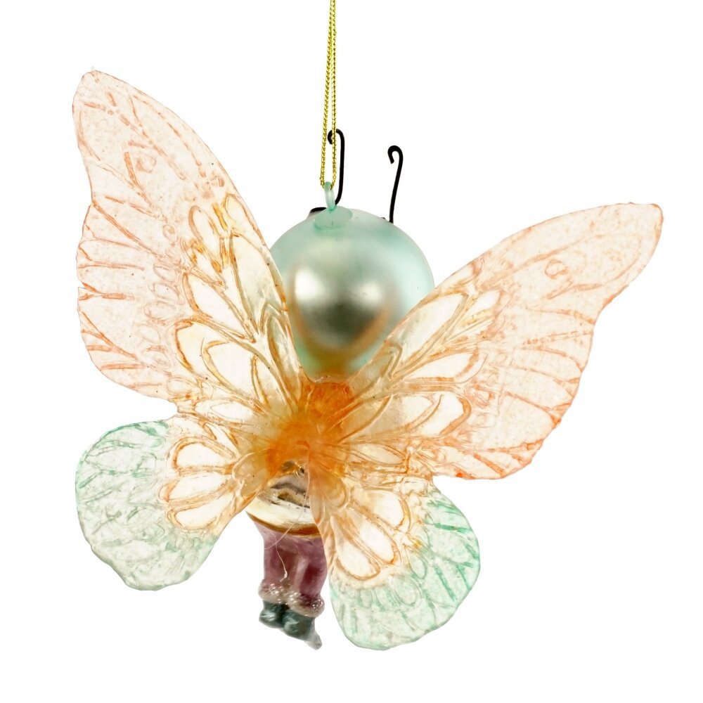 Изображение товара Елочная игрушка 809360 разноцветная в форме птиц 9.5 см x 5 см