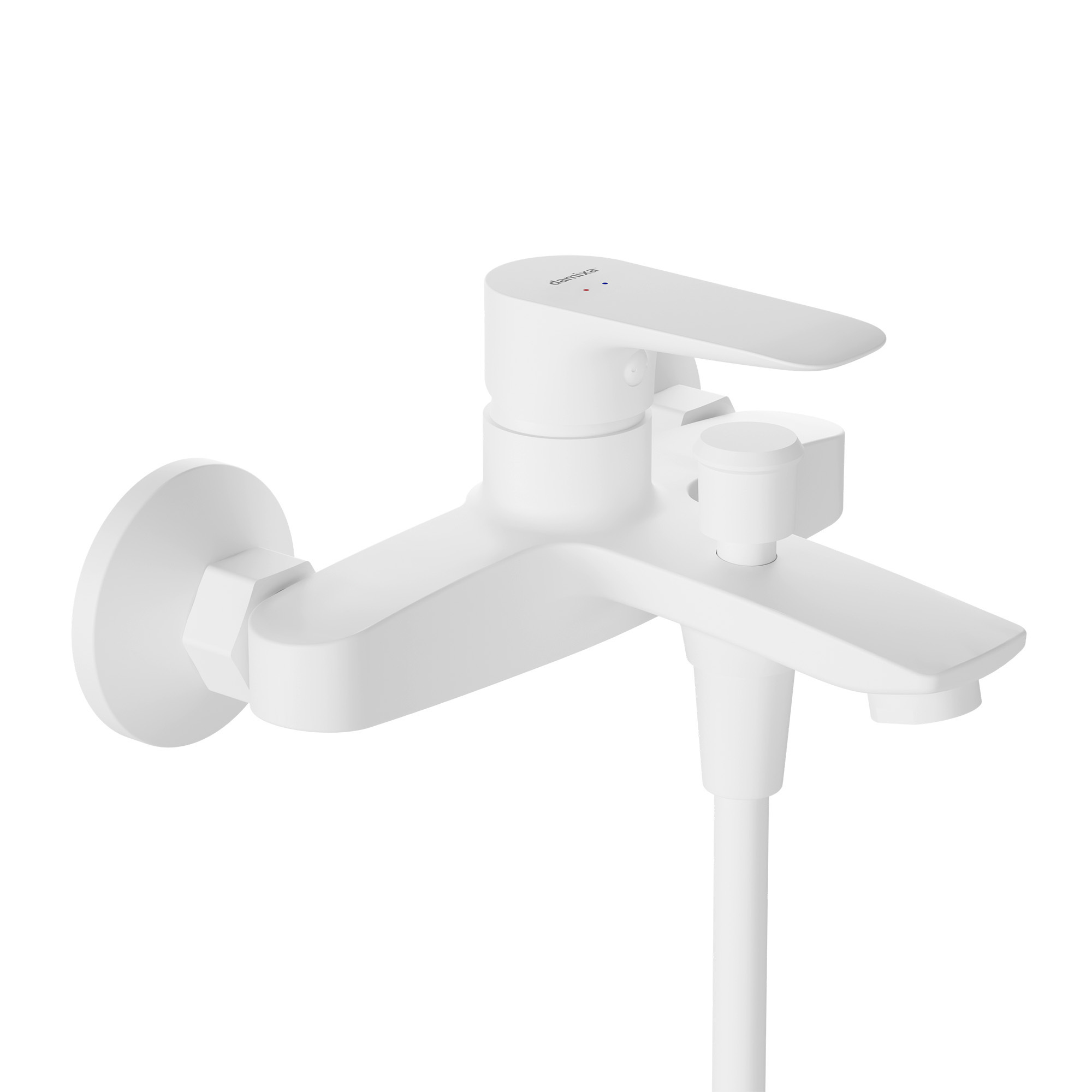 Изображение товара Смеситель для ванны Damixa Willow 211000200LM однорычажный цвет белый матовый