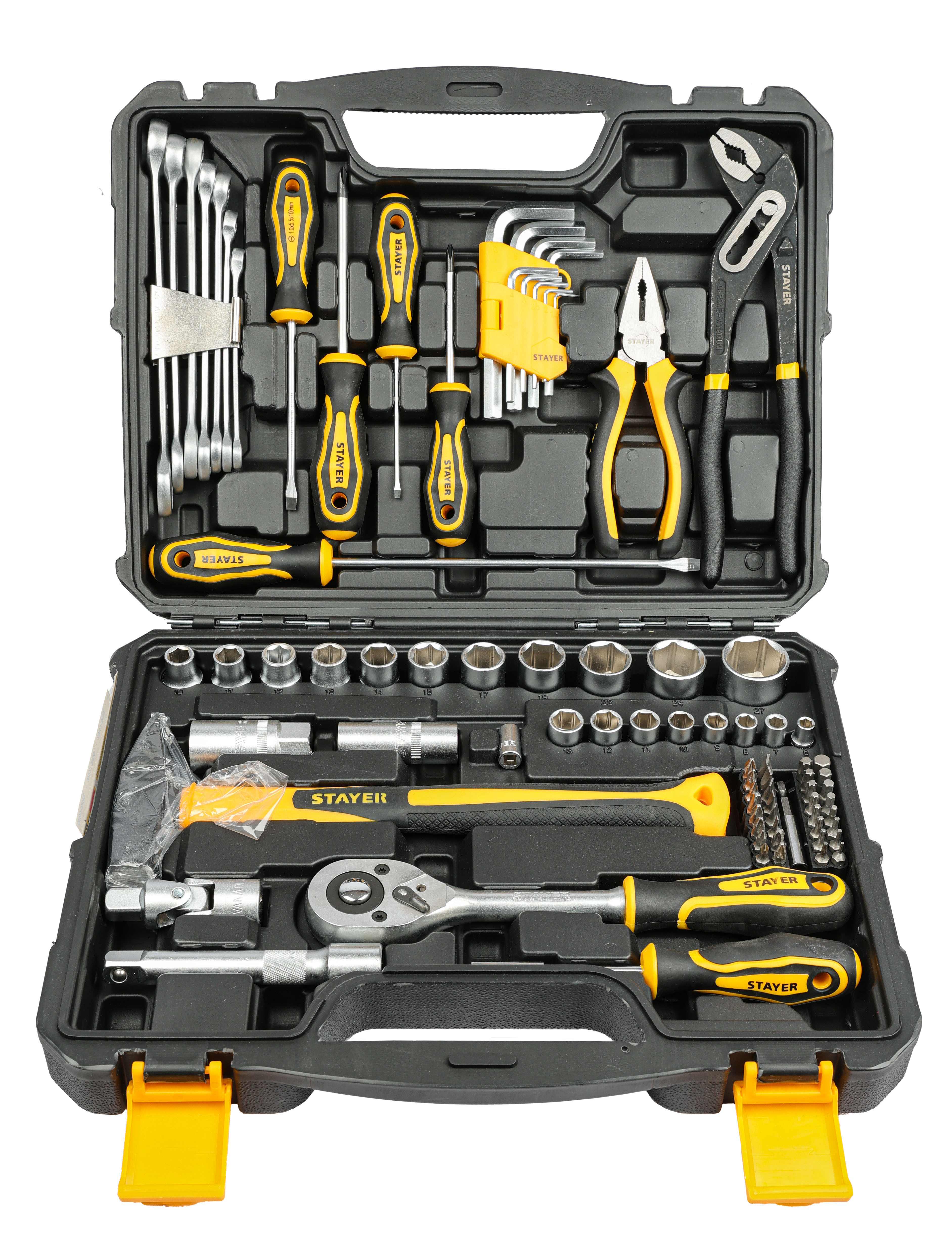 Изображение товара Набор инструментов Stayer 27710-H83, 83 предмета для ремонта и фиксации