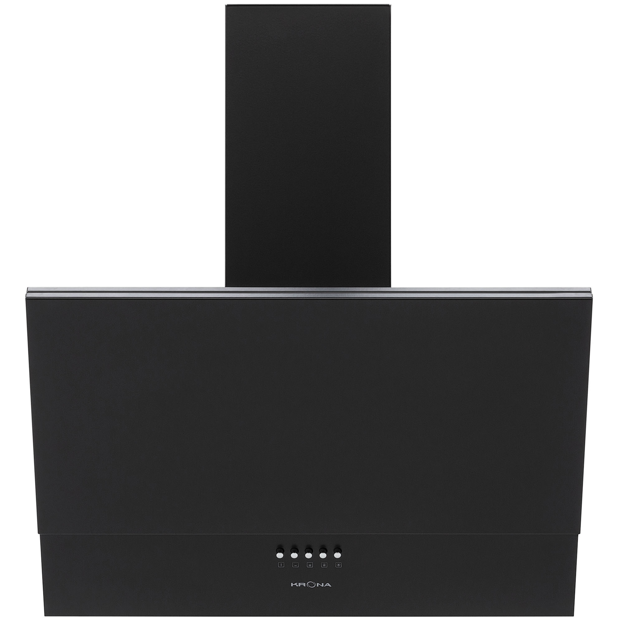 Изображение товара Наклонная вытяжка Krona Platte 600 Black Pb 59.7 см цвет черный