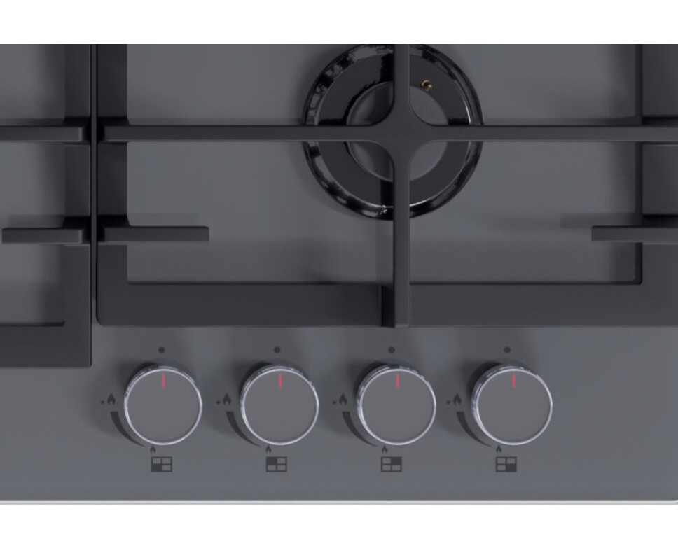 Изображение товара Газовая варочная панель Lex GVG 642A GR 60 см 4 конфорки цвет серый