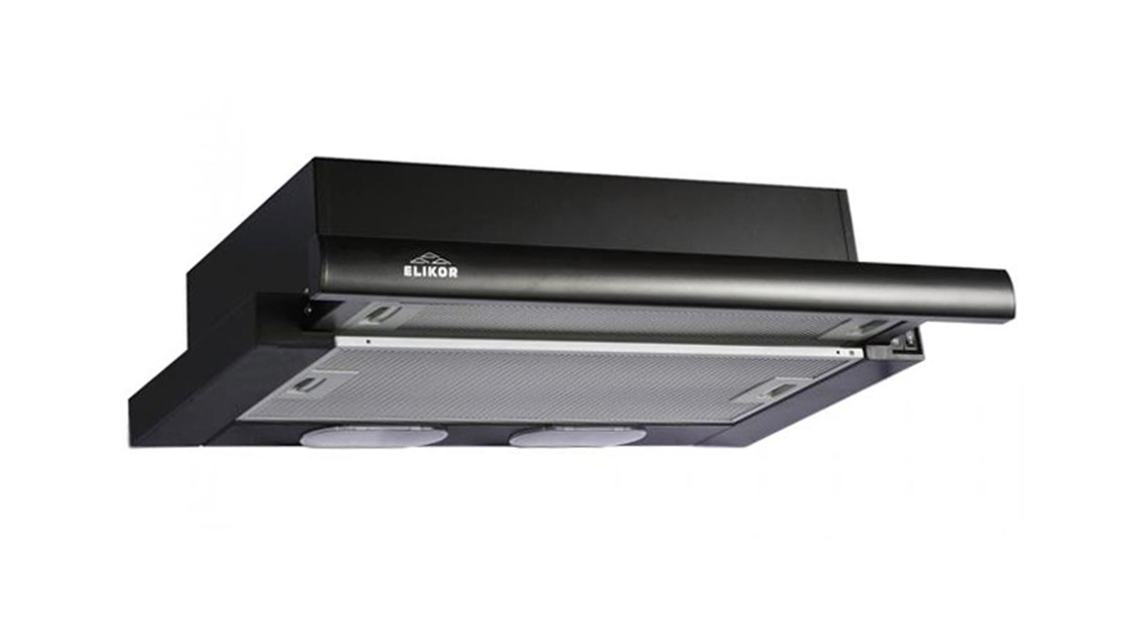 Изображение товара Встраиваемая вытяжка Elikor Интегра 50П-400-В2Л черный 50 см для кухни