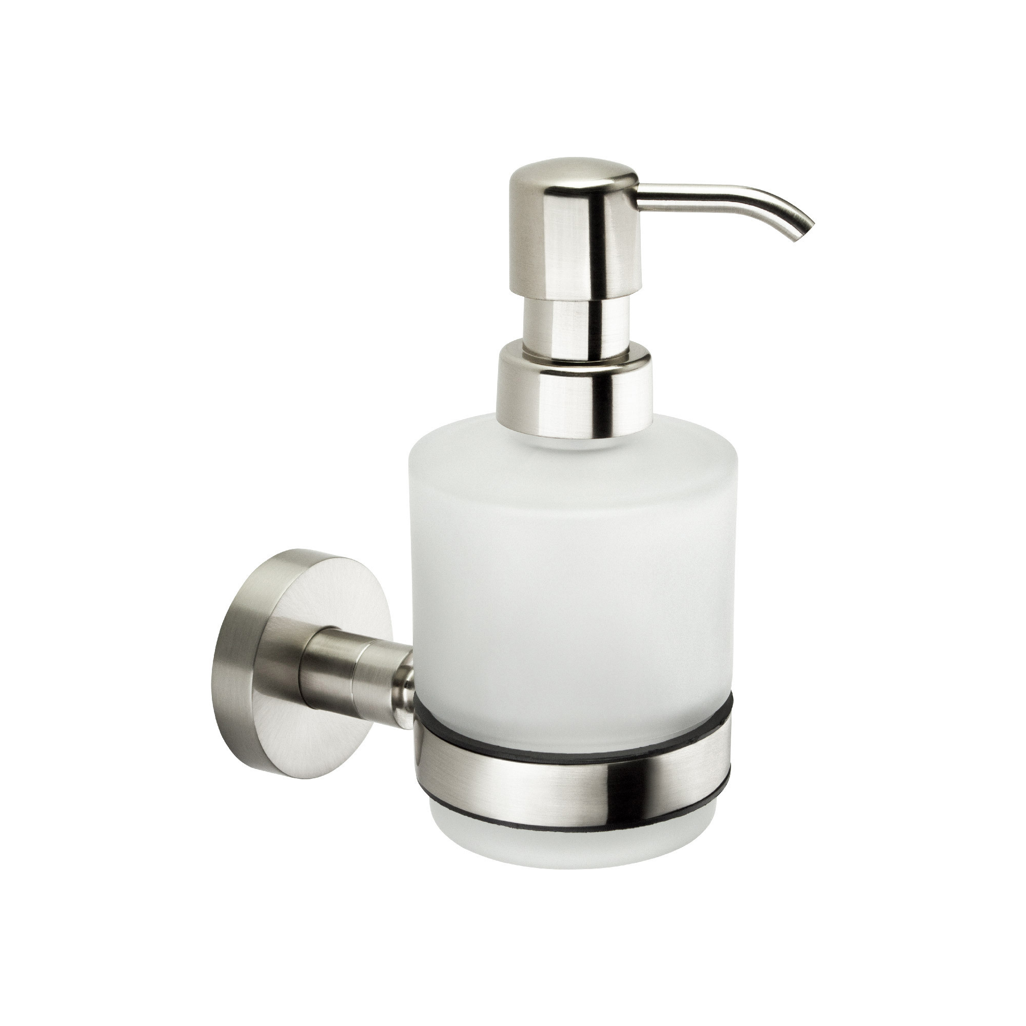 Изображение товара Дозатор для жидкого мыла Fixsen Silver FX-52012 подвесной стекло цвет сатин