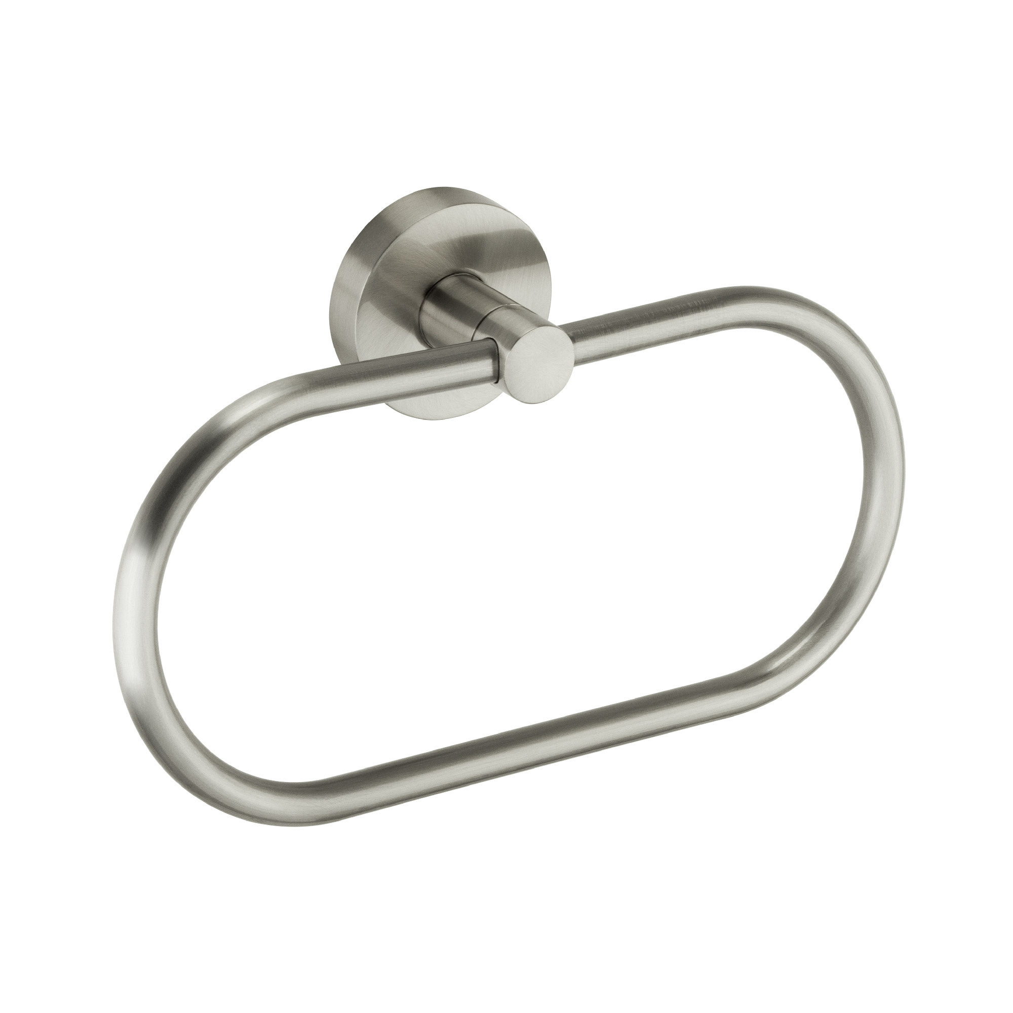 Изображение товара Полотенцедержатель-кольцо Fixsen Silver FX-52011 из стали сатин надежный аксессуар