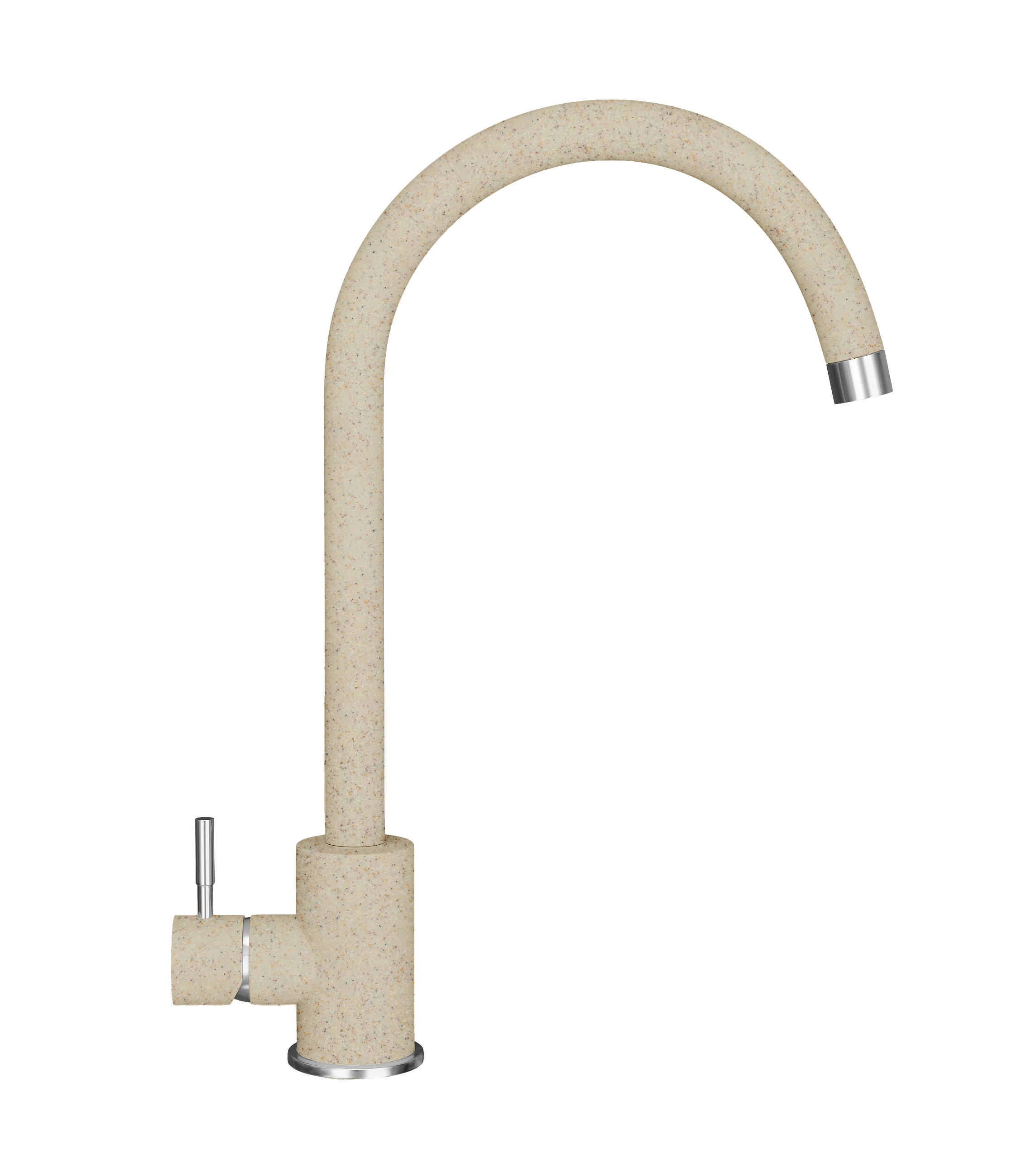 Изображение товара Смеситель кухонный Polygarn 964716 с поворотным изливом опал