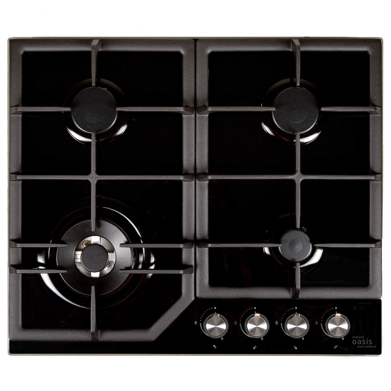 Изображение товара Газовая варочная панель Making Oasis Everywhere P-GBT F 4 конфорки черный