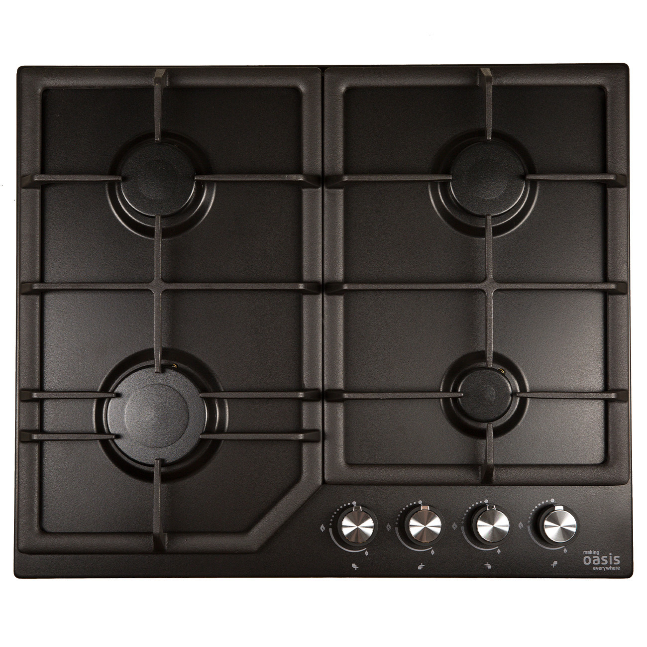 Изображение товара Газовая варочная панель Making Oasis Everywhere P-MBR B 58 см 4 конфорки цвет черный