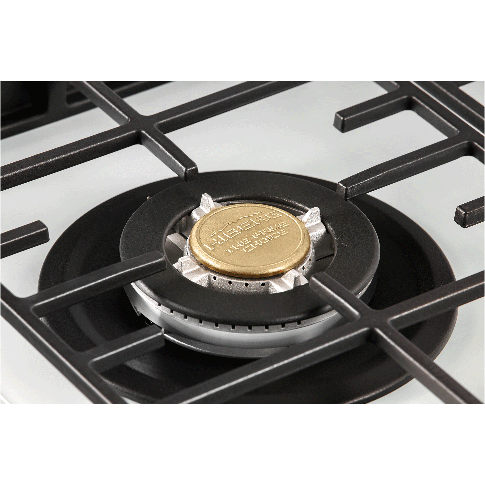 Изображение товара Газовая варочная панель Hiberg VM 9155 W с 5 конфорками и таймером белая