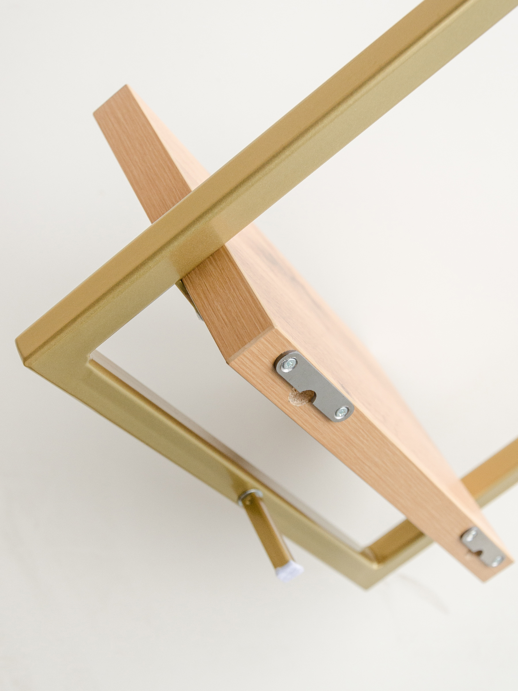 Изображение товара Полка Ironweld 80x20 см ЛДСП цвет золото