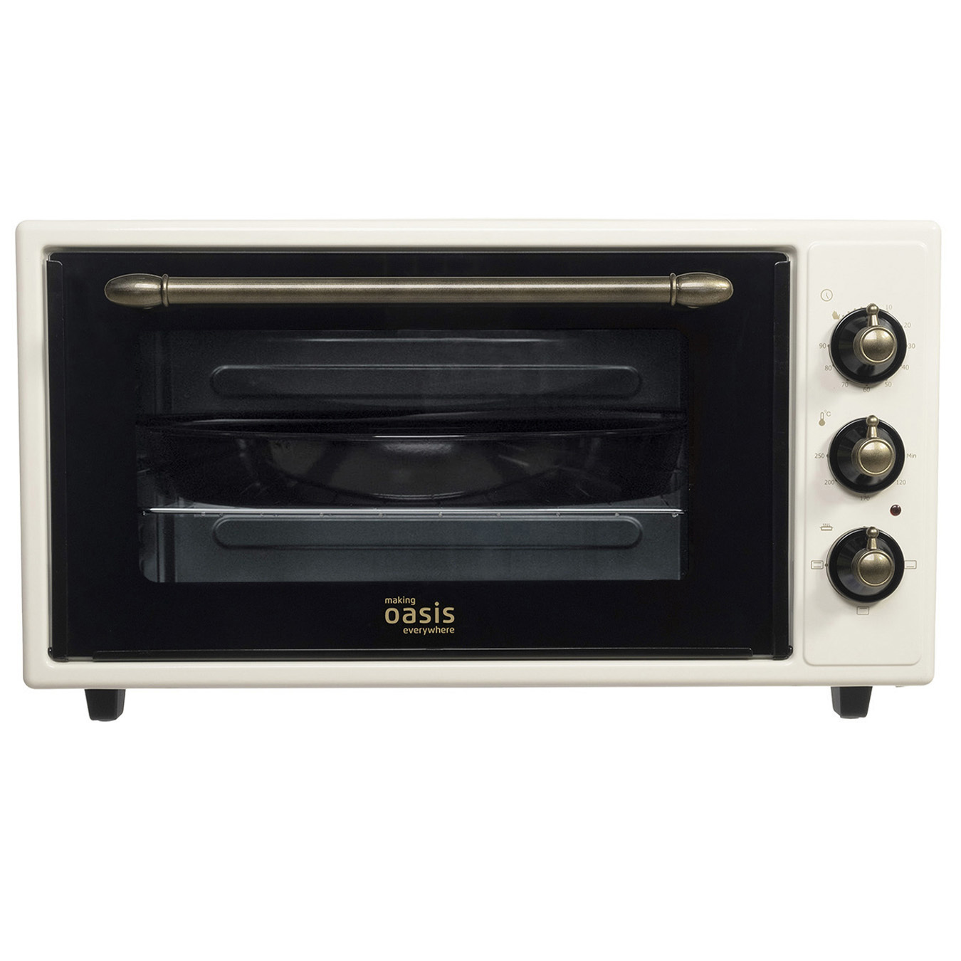 Изображение товара Электропечь Making Oasis everywhere M-40BR 1500 Вт, 40л, бежевый компактный дизайн