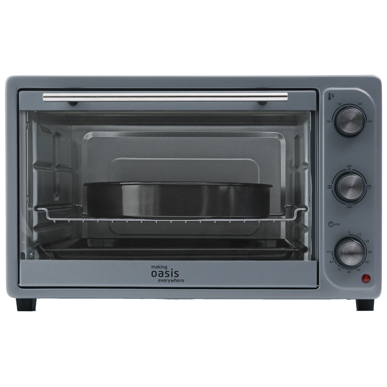 Изображение товара Электропечь 2000 Вт Making oasis everywhere M-S45I 56.5x35.7x41.2 см цвет серый