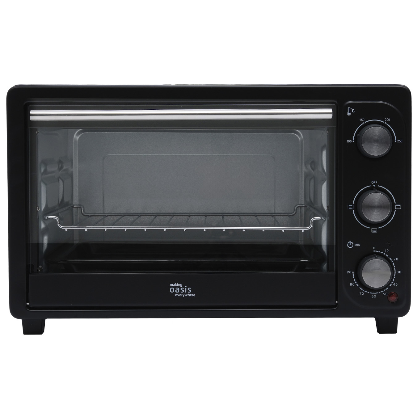 Изображение товара Электропечь 1500 Вт Making oasis everywhere М-S30B 49x30.5x36.3 см цвет черный