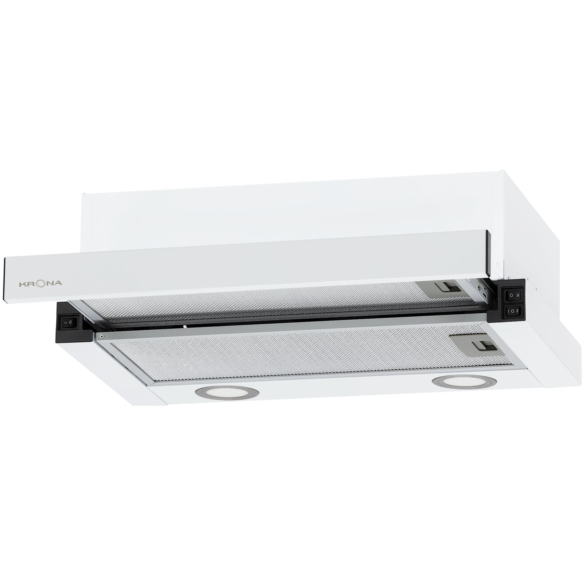 Изображение товара Встраиваемая вытяжка Krona Kamilla T 500 White 49.7 см белая