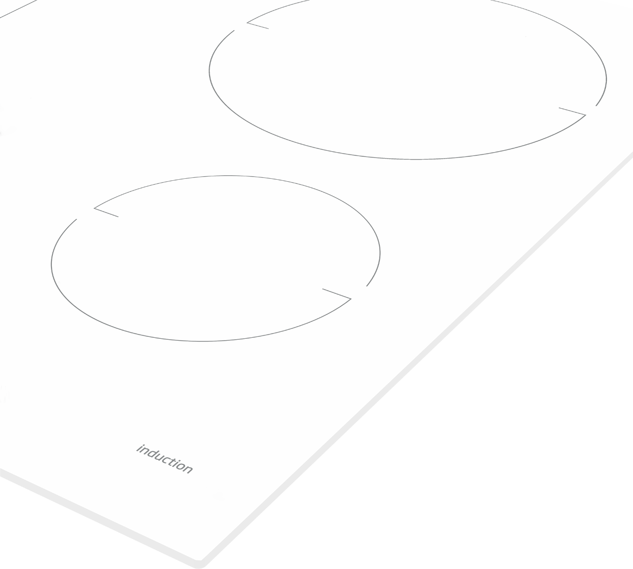 Изображение товара Электрическая варочная панель Beko Hii64200Fmtw 58 см 4 индукционные конфорки