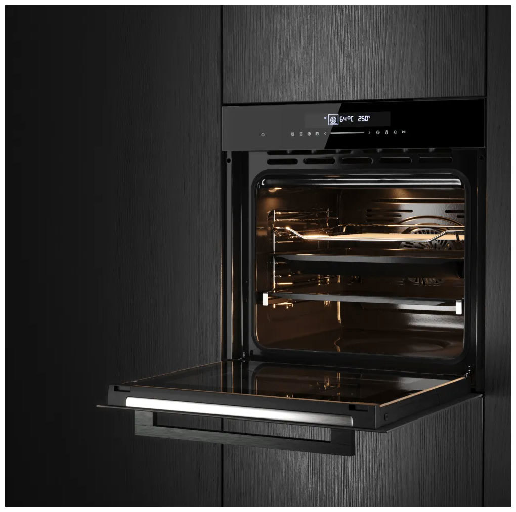 Изображение товара Встраиваемый духовой шкаф Kuppersberg HT 613 Black 72 л сенсорное управление