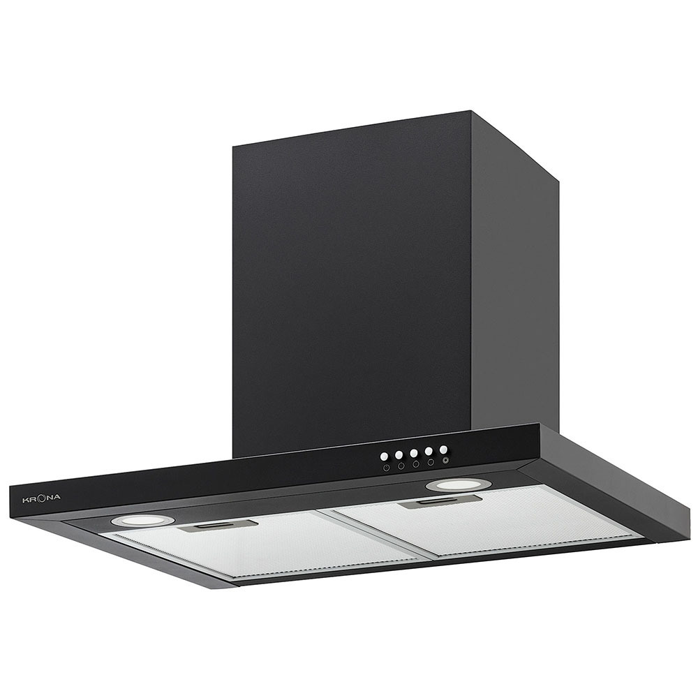Изображение товара Настенная вытяжка Krona Rina 600 Black Pb для кухни