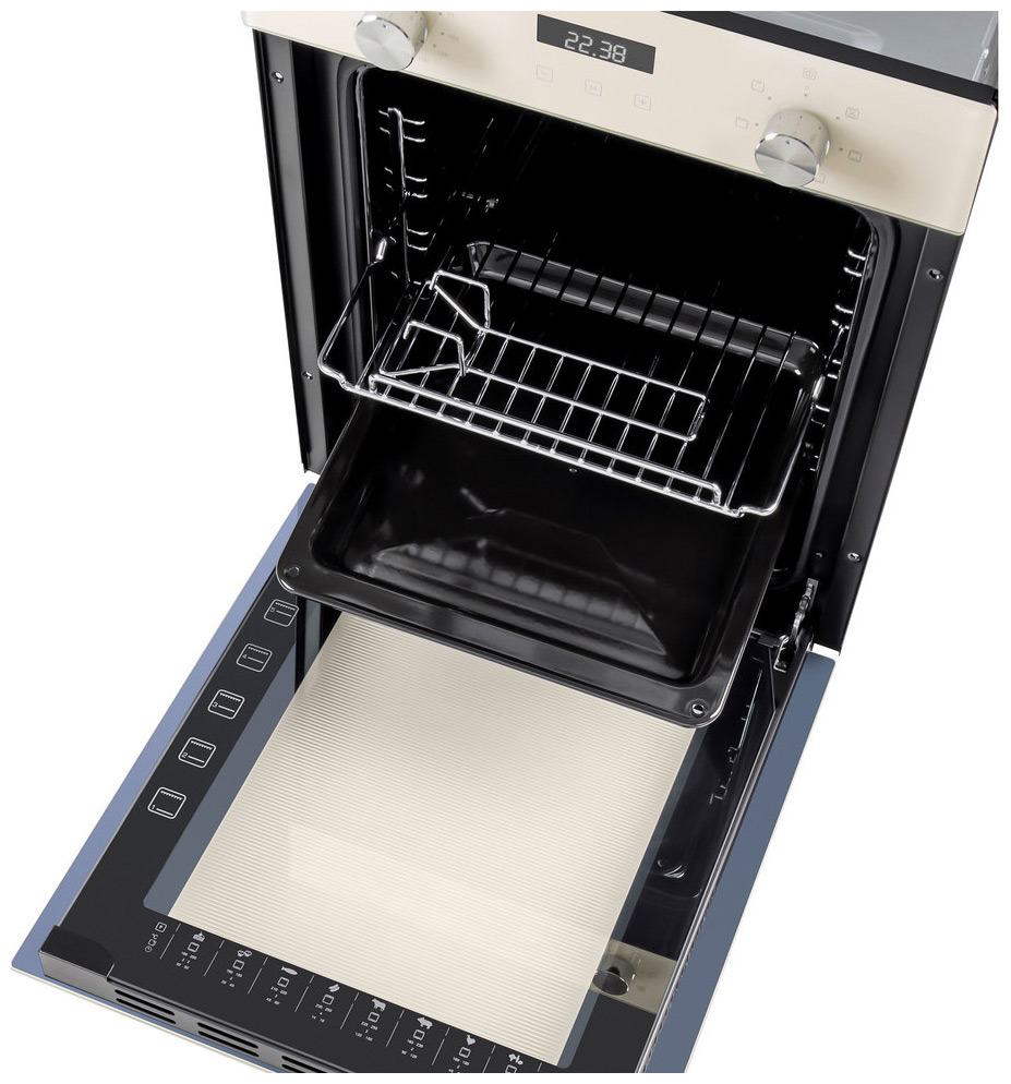 Изображение товара Встраиваемый духовой шкаф Maunfeld Eoem516Bg 44.80x59.50x55 см цвет бежевый