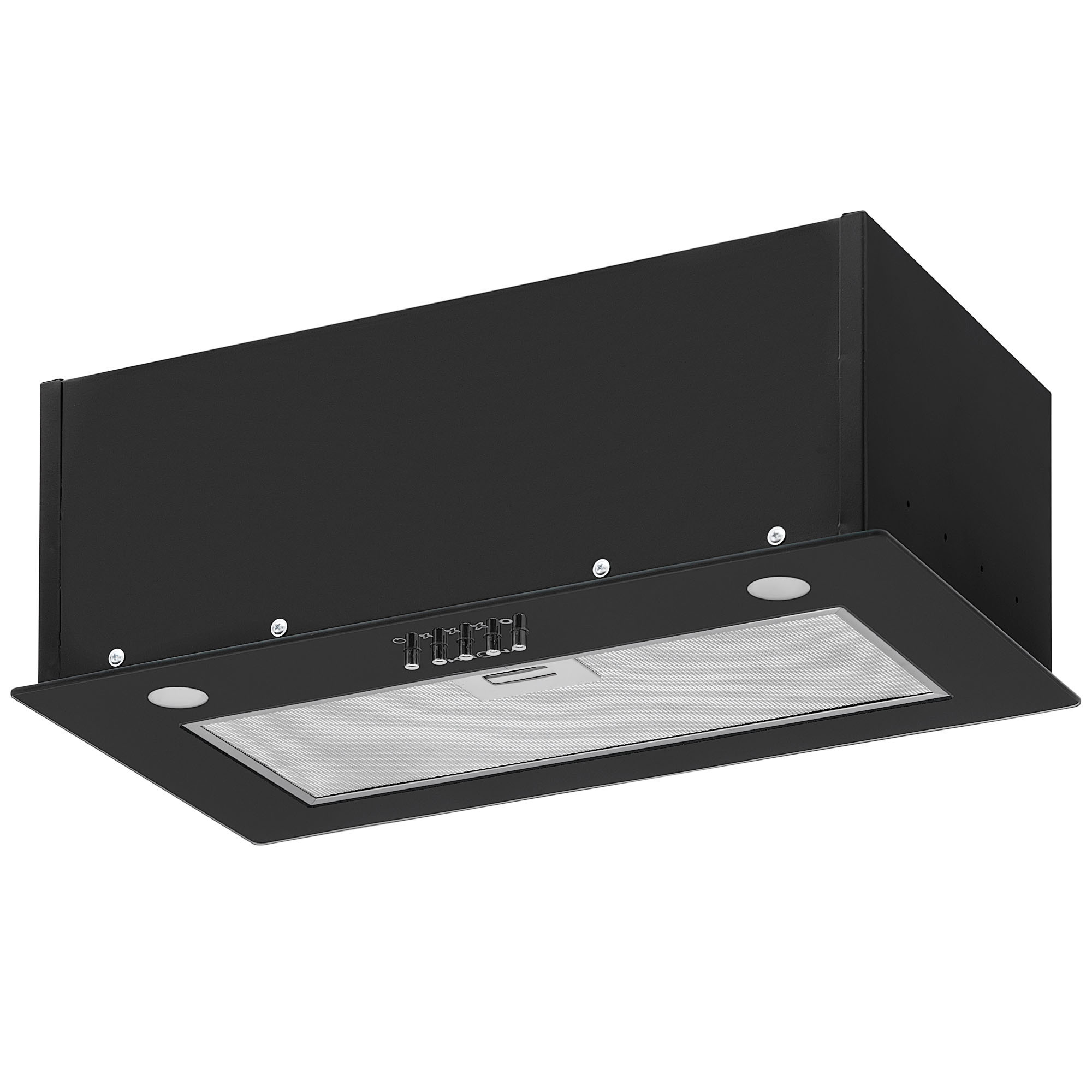 Изображение товара Встроенная вытяжка Krona ARVEN 500 BLACK PB V2 50 см черная стильная и мощная