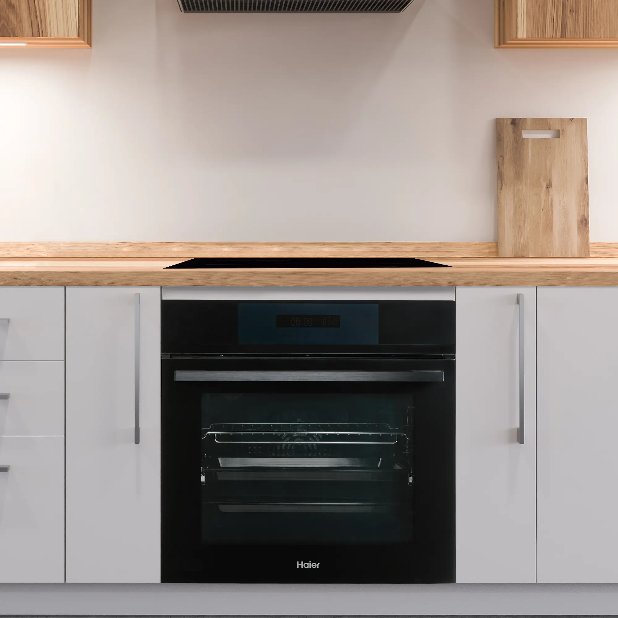Электрический духовой шкаф Haier HOX-FP3AGB 59.5x59.5x56.7 см конвекция цвет черный - 16