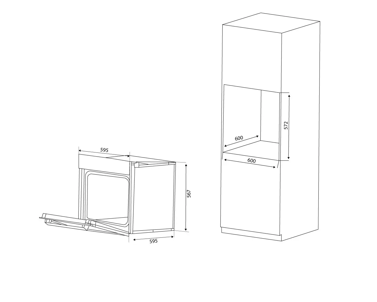Электрический духовой шкаф Haier HOX-FP3AGB 59.5x59.5x56.7 см конвекция цвет черный - 17