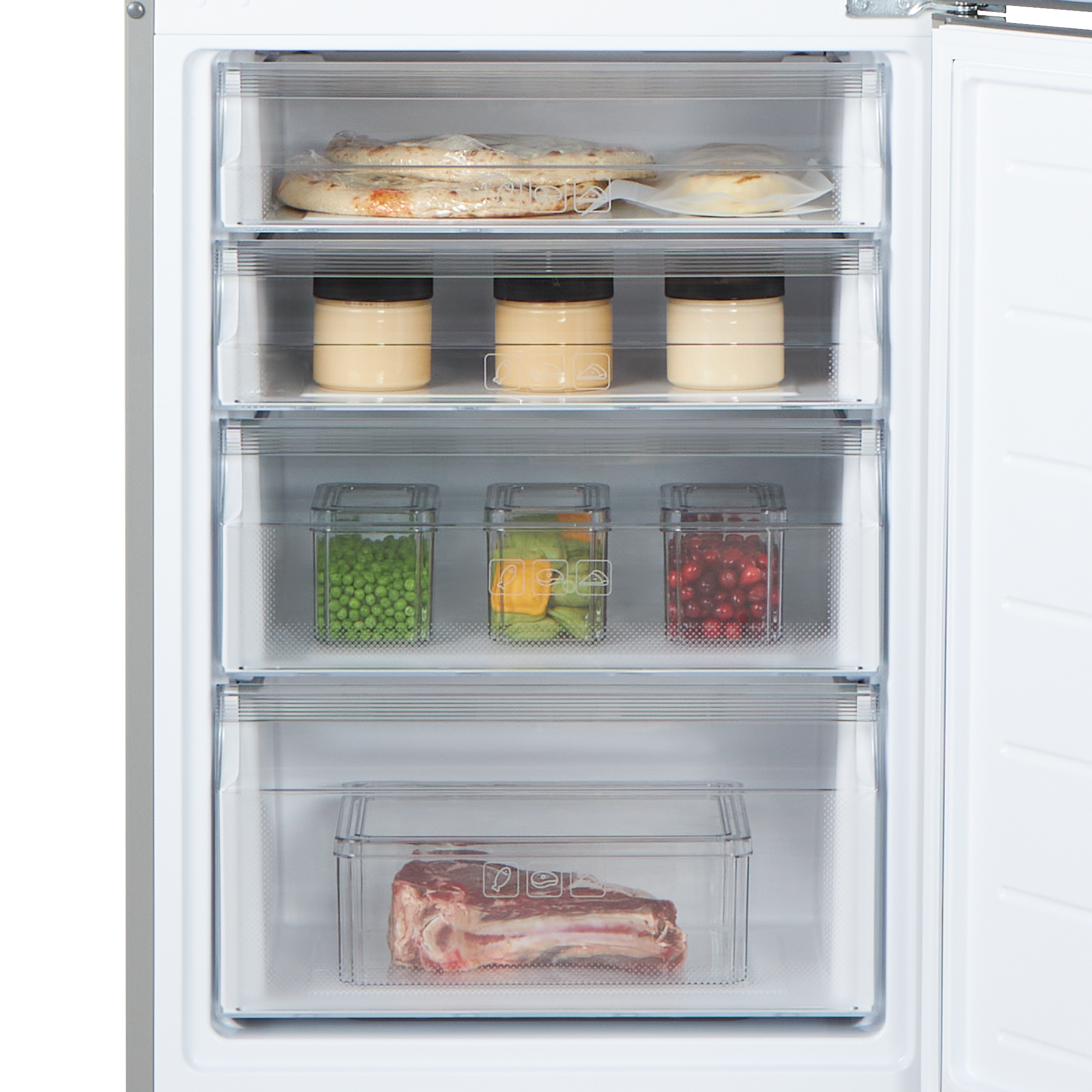 Холодильник двухкамерный Haier C2F636CFRGU1 59.5x190.5x67.2 см цвет серебро - 14