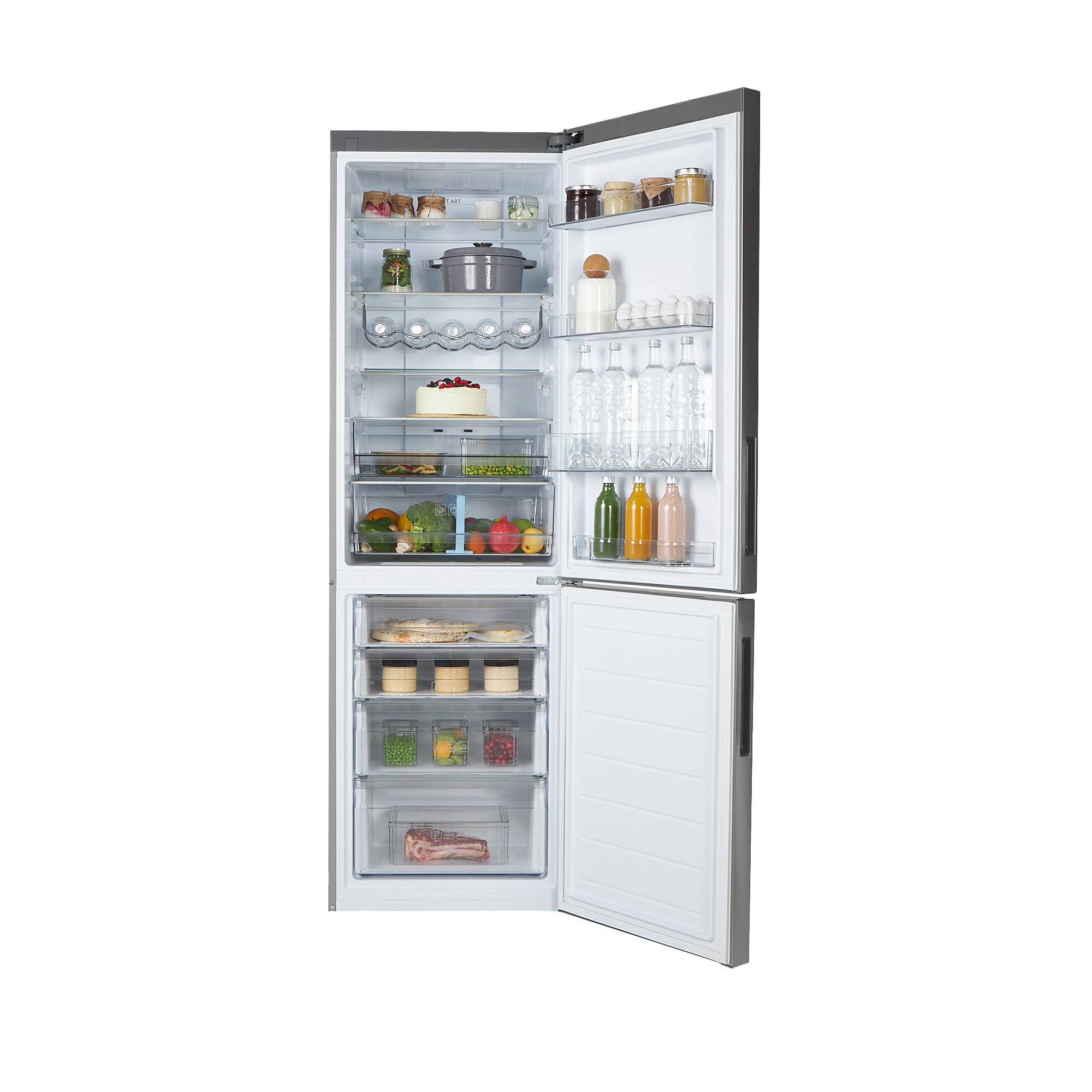 Холодильник двухкамерный Haier C2F636CFRGU1 59.5x190.5x67.2 см цвет серебро - 15