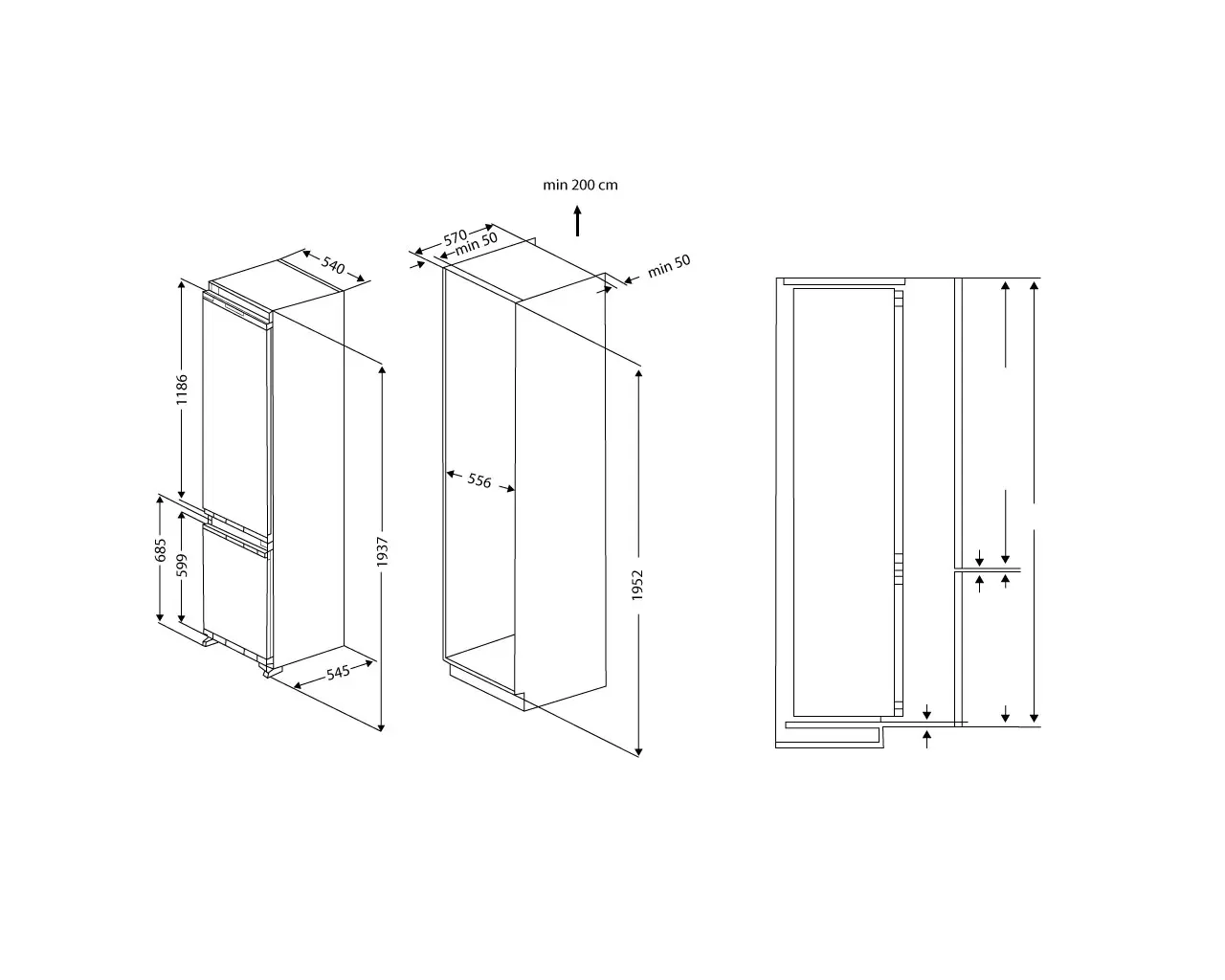 Холодильник двухкамерный Haier HRF310WBRU 54x193.7x54.5 см цвет белый - 14