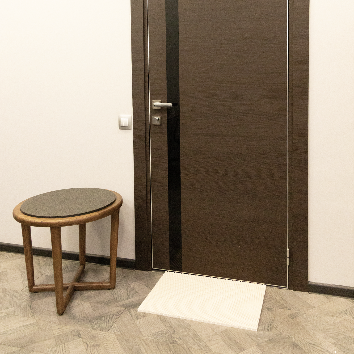 Изображение товара Коврик грязезащитный Eva Evaline Соты 51x60 см белый