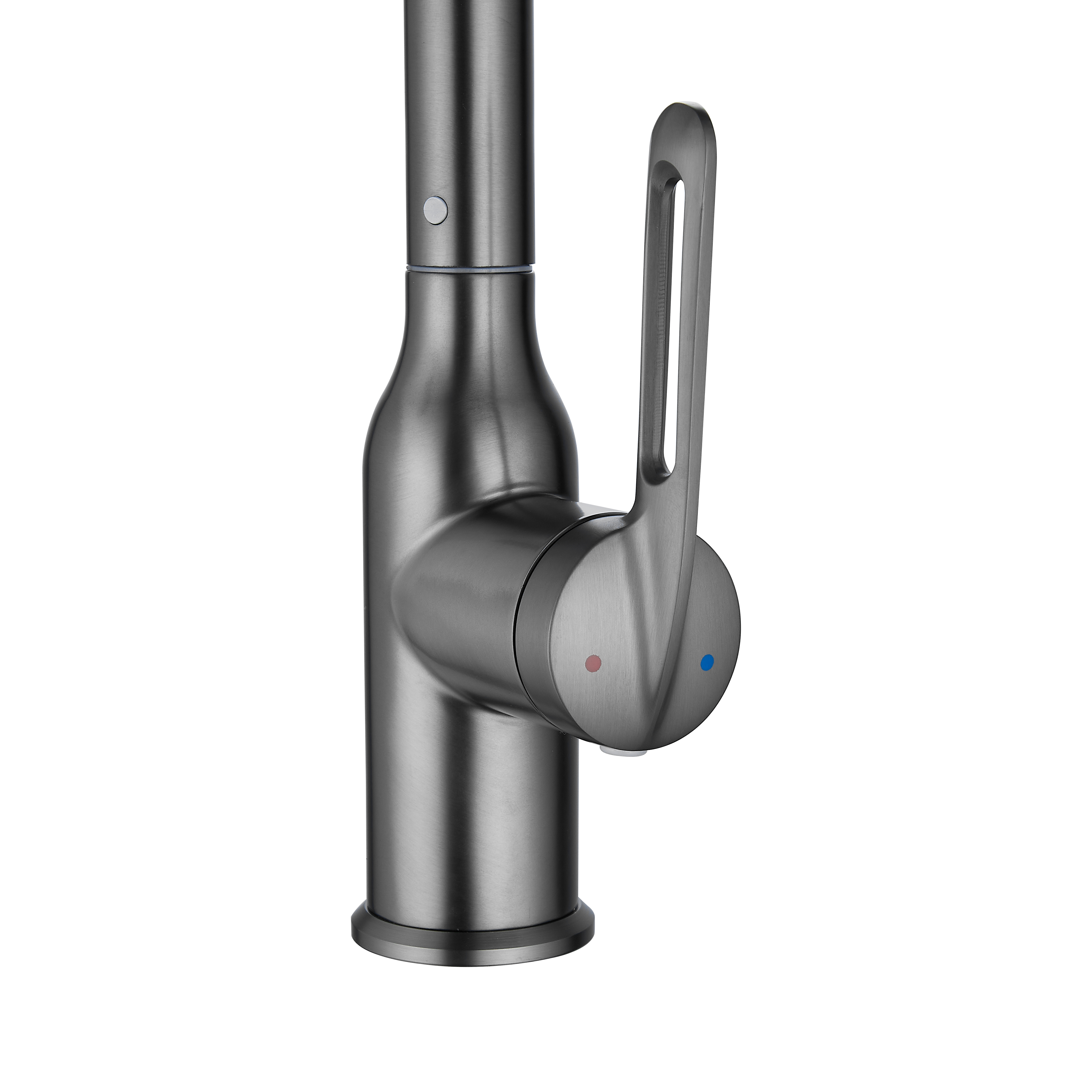 Смеситель для кухни Haiba HB HB73825-3 общая высота 42 см цвет оружейная сталь - 5