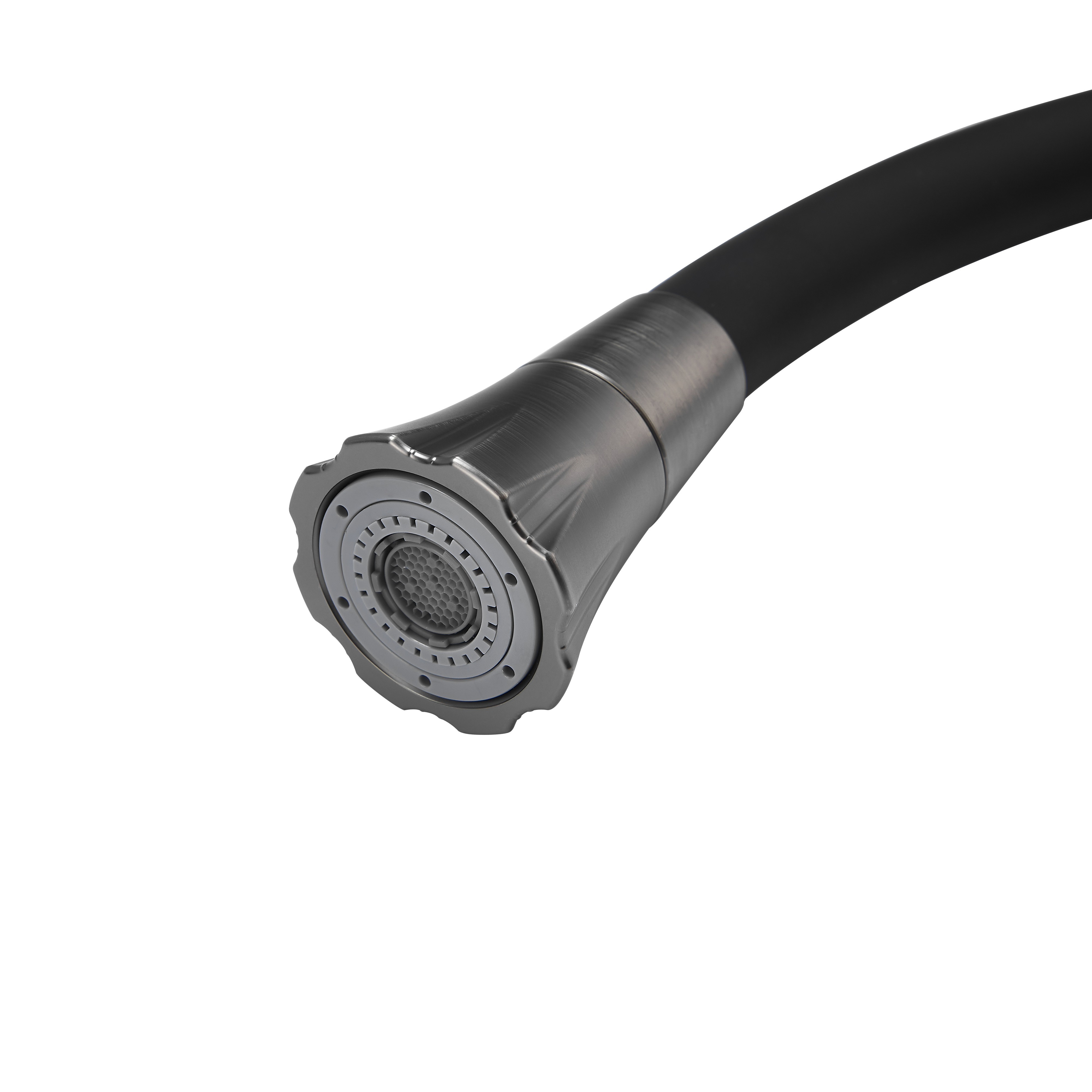 Смеситель для кухни Haiba HB HB73825-3 общая высота 42 см цвет оружейная сталь - 2
