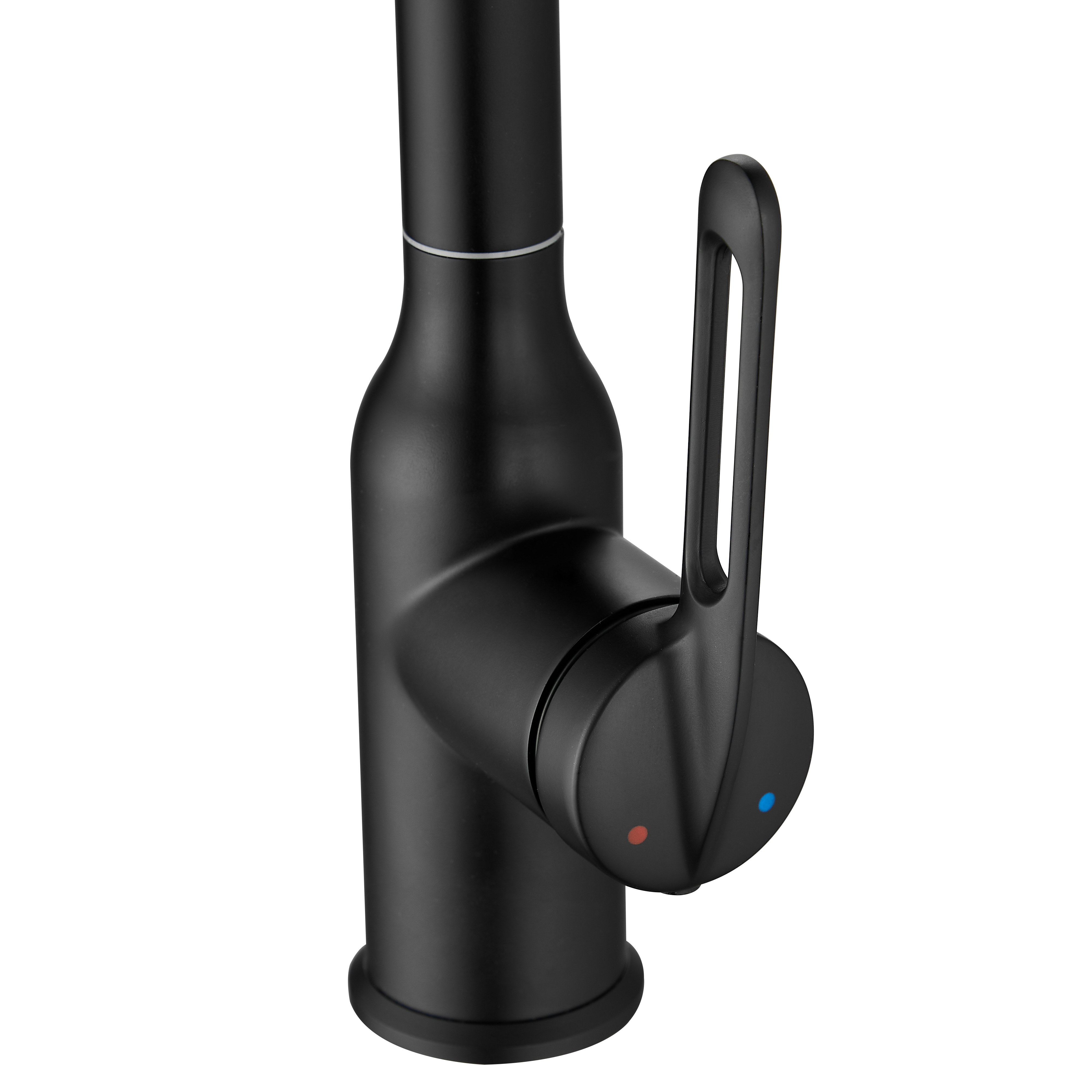Смеситель для кухни Haiba HB HB70825-7 общая высота 37.5 см цвет черный - 4