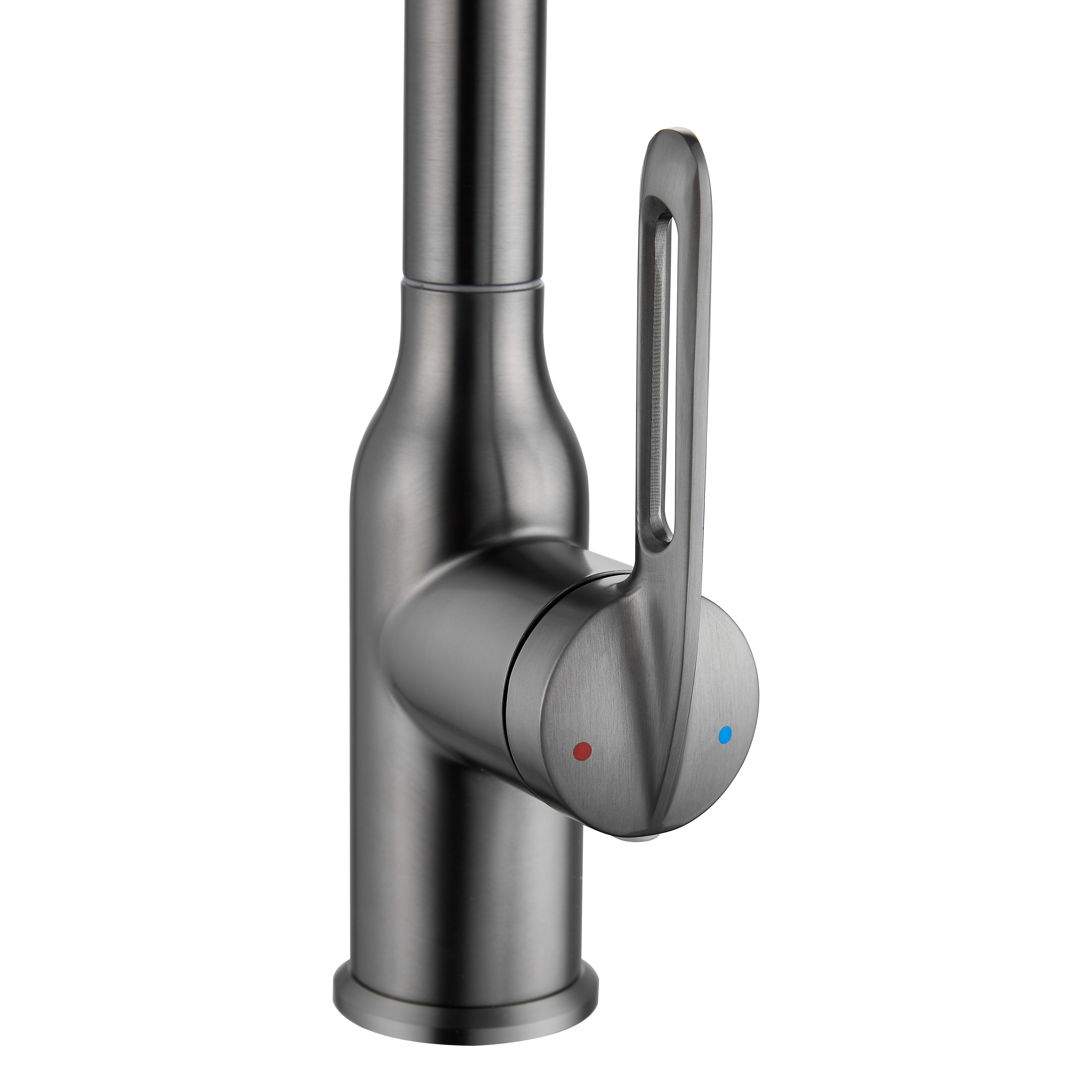 Смеситель для кухни Haiba HB HB70825-3 общая высота 37.5 см цвет оружейная сталь - 4