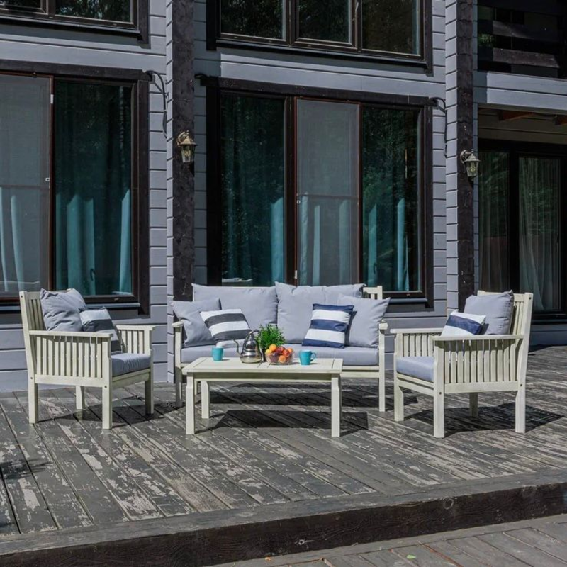 Изображение товара Набор садовой мебели Royal Family Natali белый 4 предмета