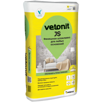Изображение товара Полимерная финишная шпаклёвка Vetonit JS+ 20 кг для внутренней отделки