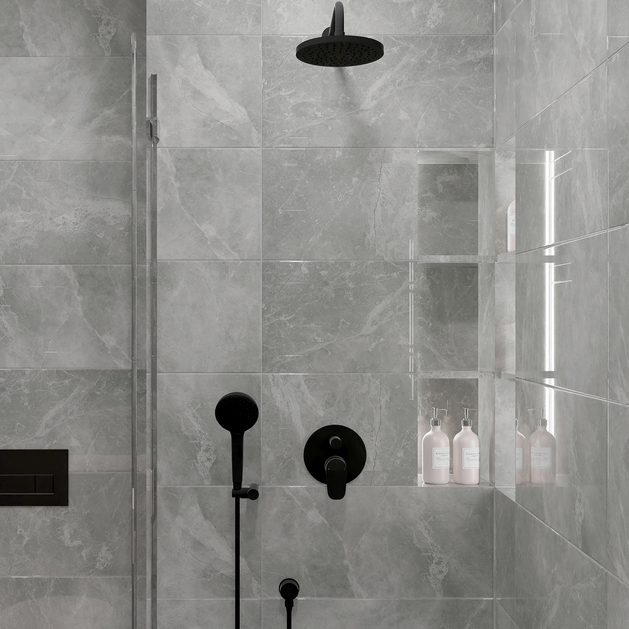 Изображение товара Плитка настенная Нефрит-керамика Armand Pro 60x30 см 1.8 м² глянцевый цвет серый