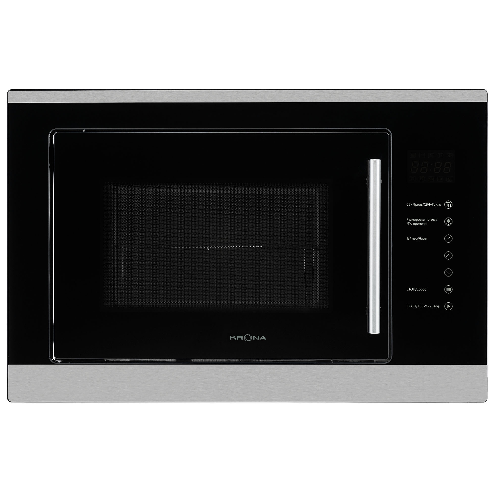 Изображение товара Микроволновая печь встраиваемая Krona Riflesso 60 BL черный