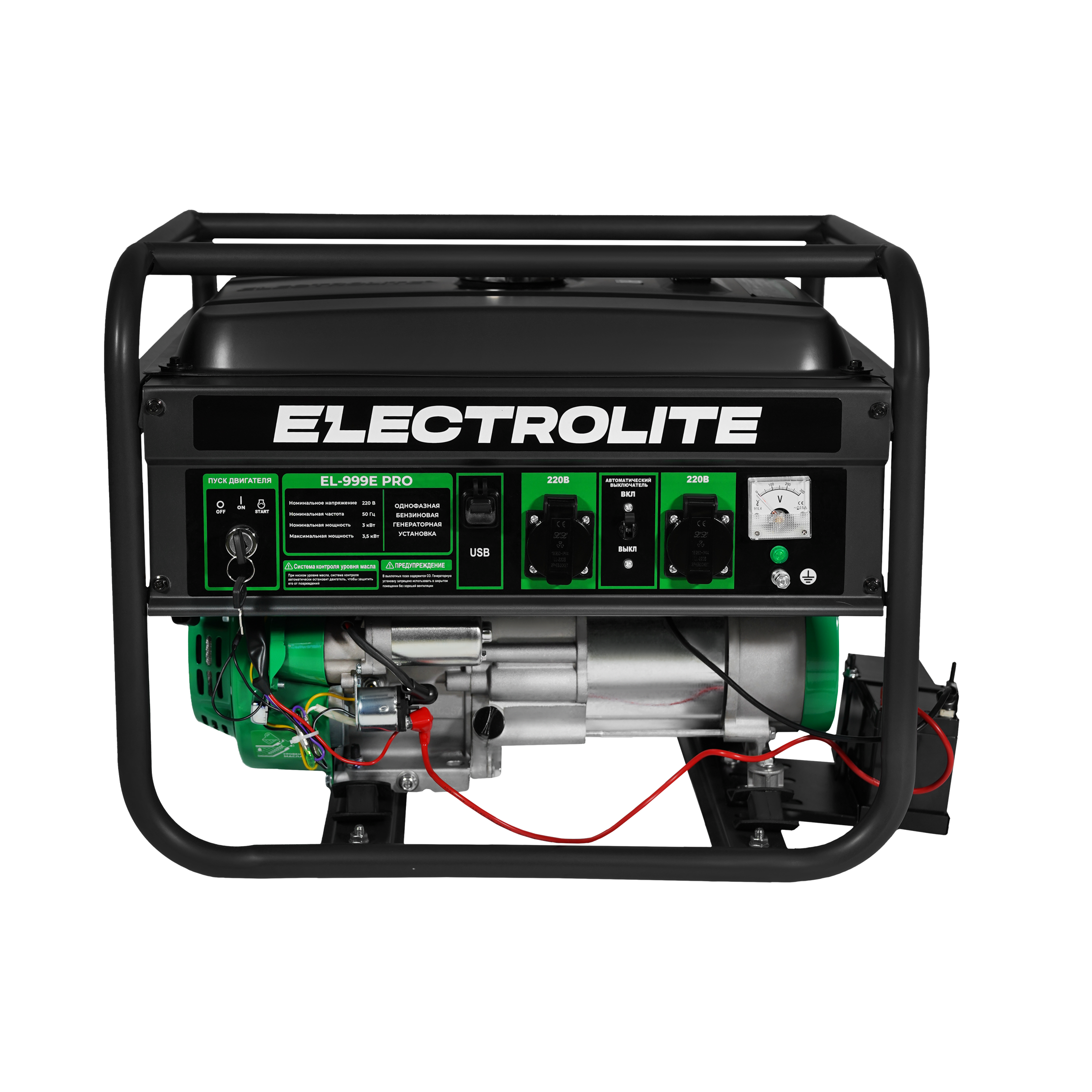 Изображение товара Бензиновый генератор Electrolite EL-999Е Pro 3.5 кВт