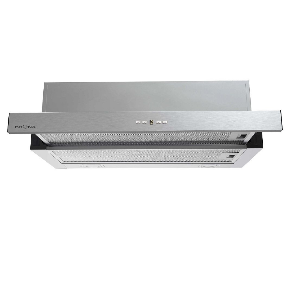 Изображение товара Вытяжка Krona KAMILLA TK 600 INOX - встраиваемая, 950 м³/ч, алюминиевый фильтр