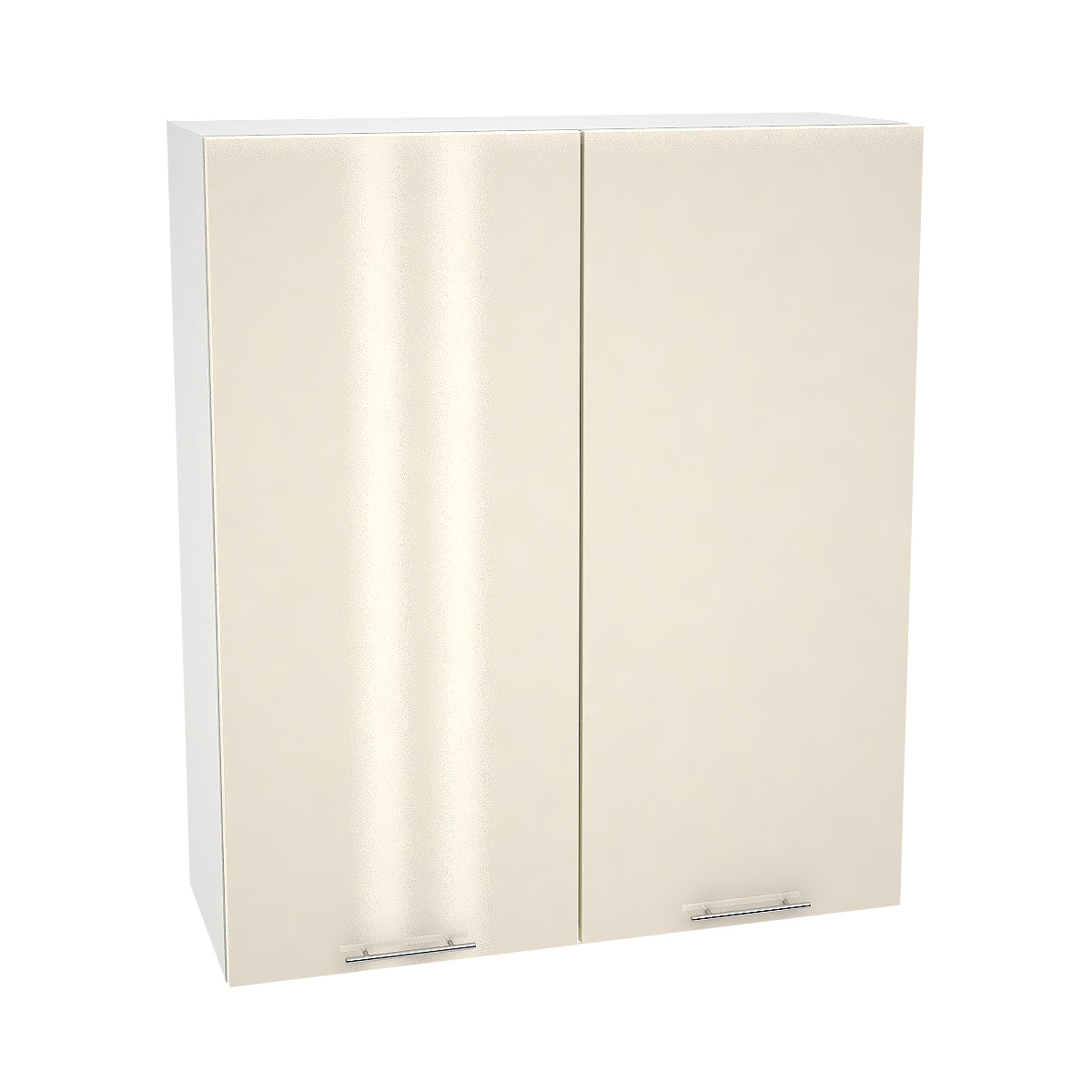 Изображение товара Навесной шкаф Василиса 80x92x31.80 см фасад ванильный МДФ каркас белый ЛДСП Kameol