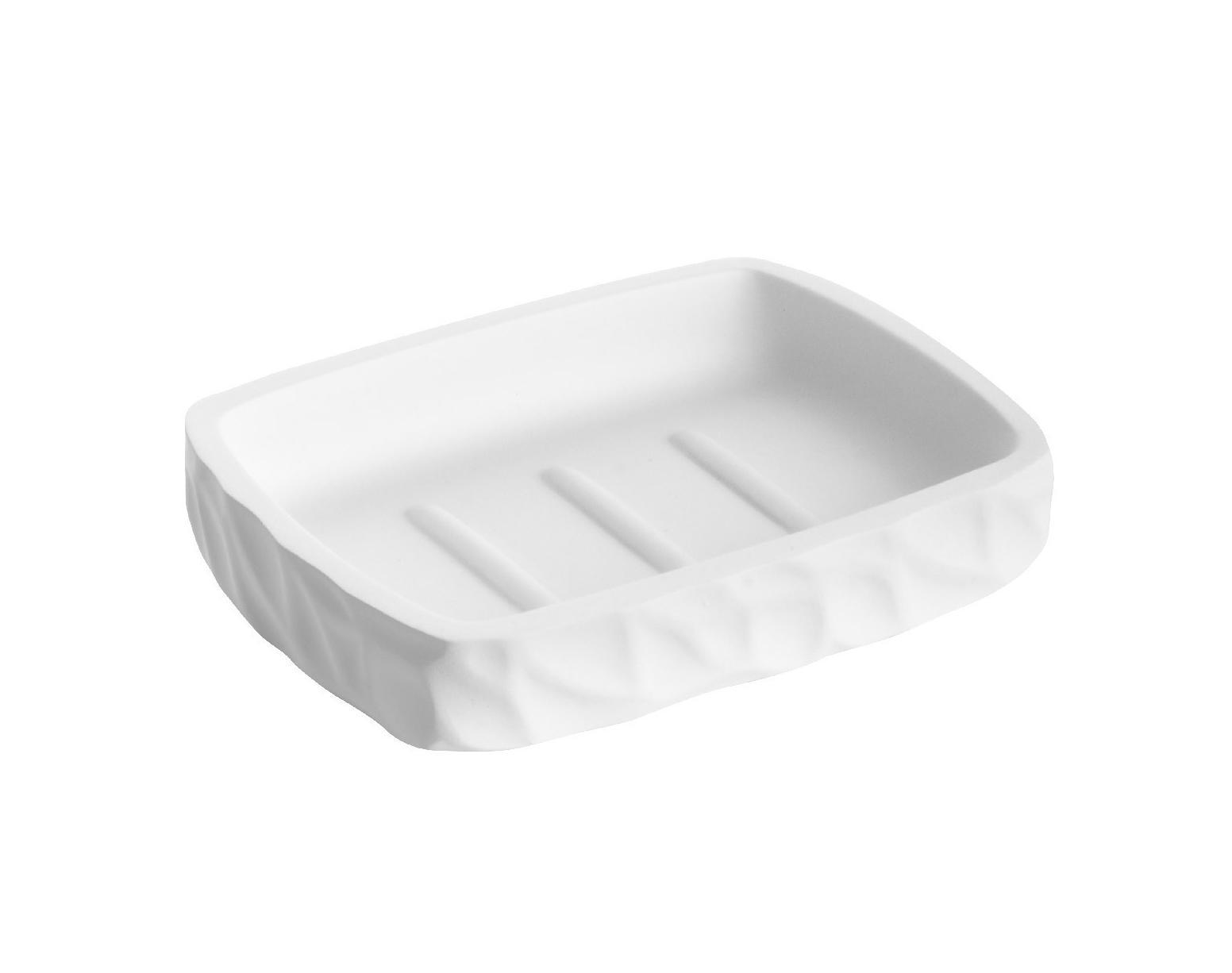 Изображение товара Мыльница Fixsen Fresco FX-951-4 белая из полирезина