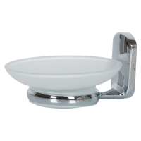 Изображение товара Мыльница Swensa Slick SWR-5600-02, подвесная, стекло/металл, цвет хром