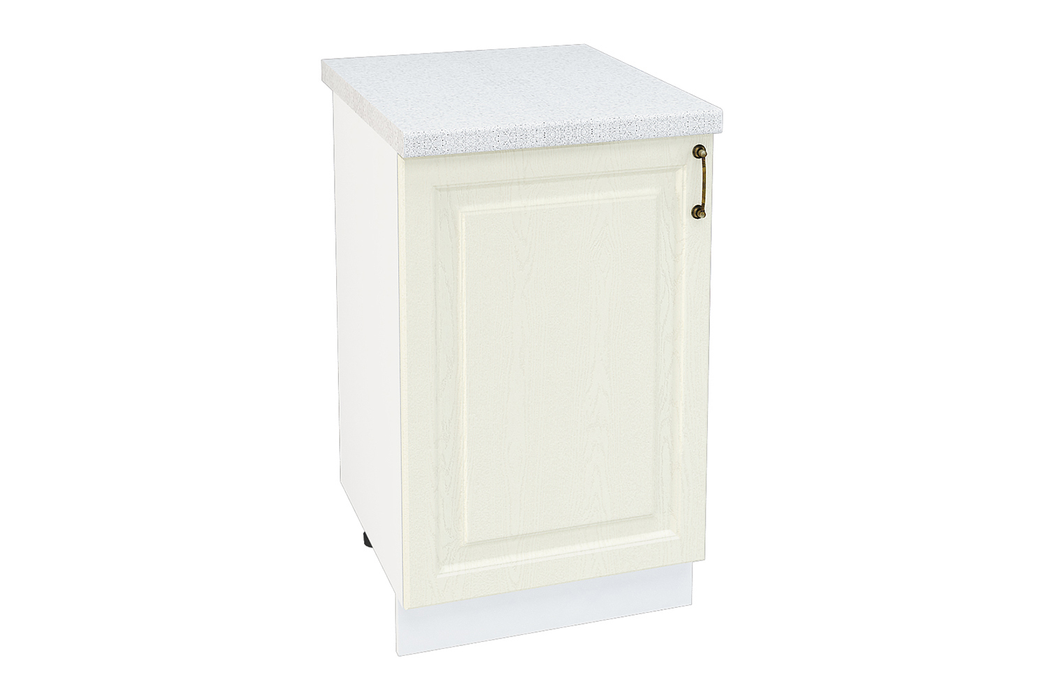 Изображение товара Напольный шкаф Франция 50x81.60x47.80 см фасад кремовый МДФ каркас белый ЛДСП Kameol