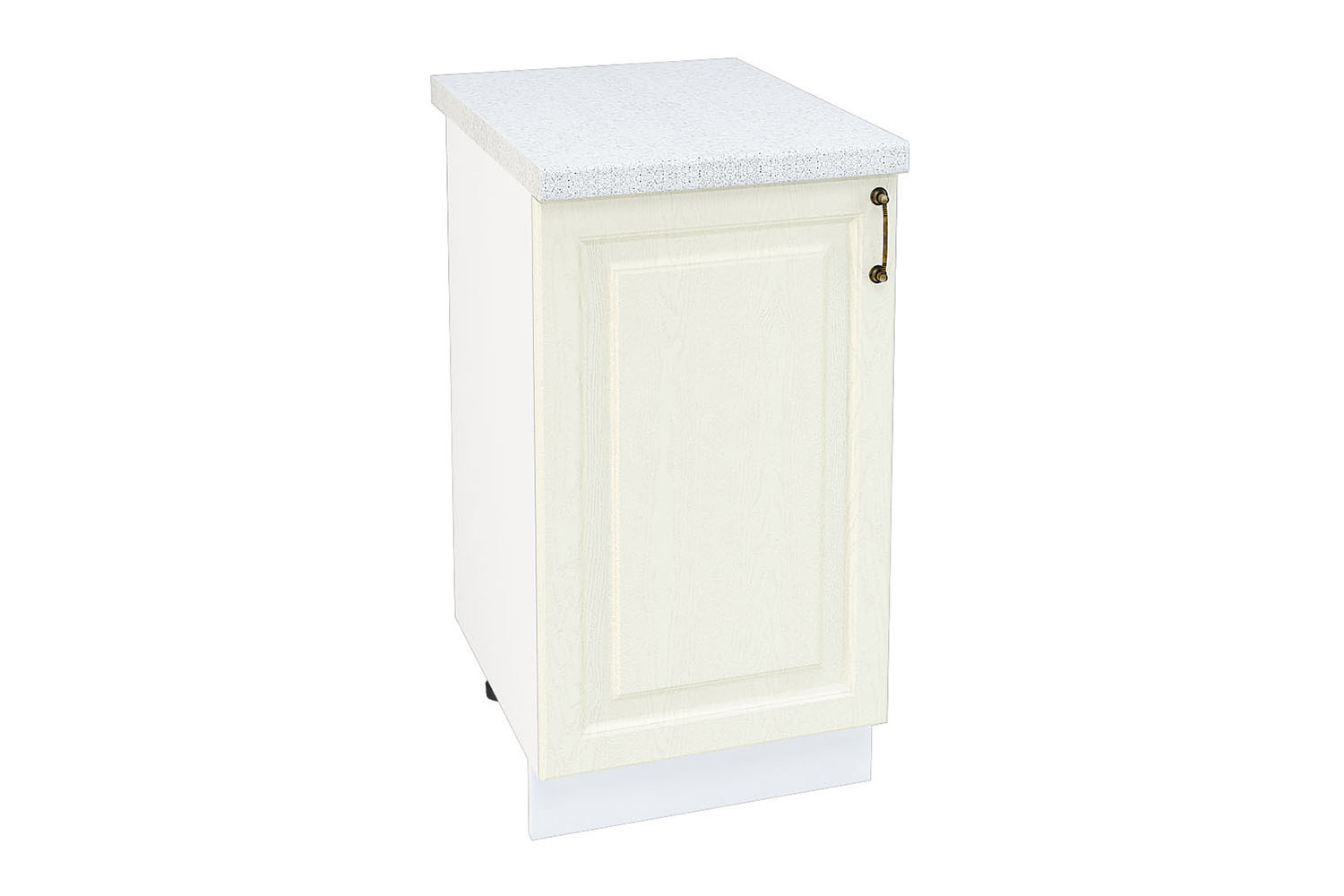 Изображение товара Напольный шкаф Франция 45x81.60x47.80 см фасад кремовый МДФ каркас белый ЛДСП Kameol